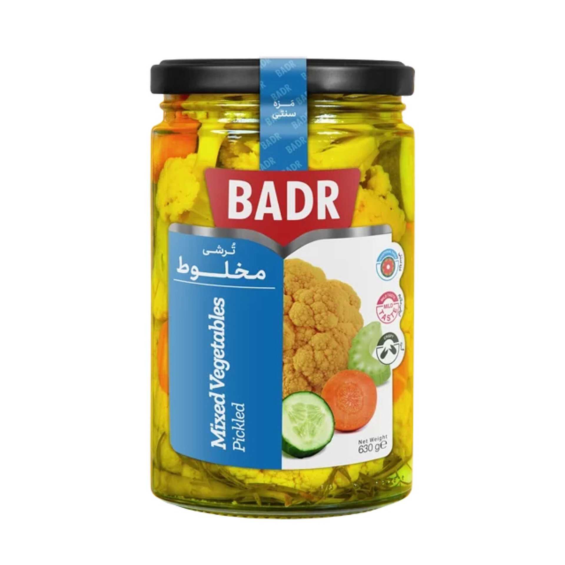ترشی مخلوط 630 گرمی (بدر)