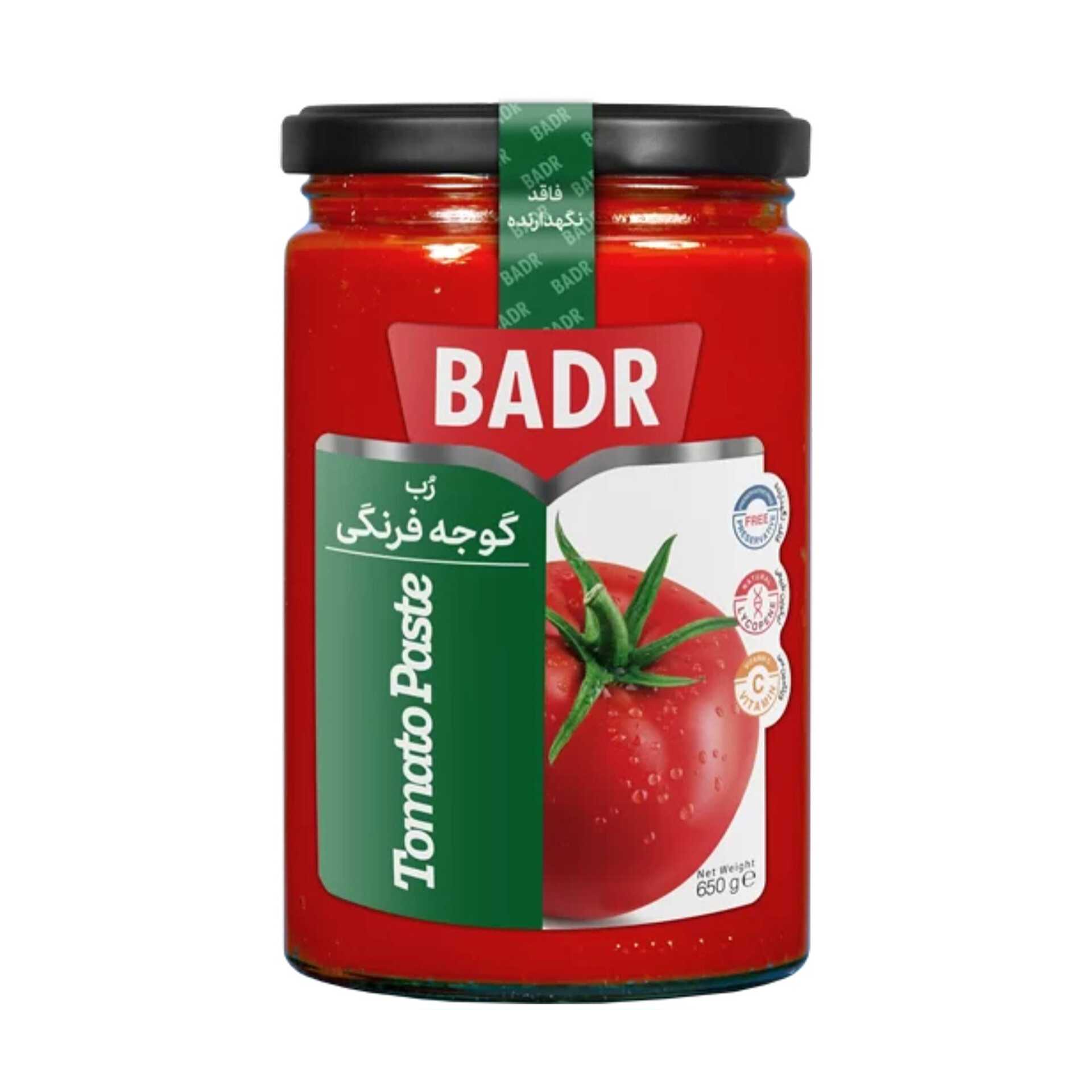 رب گوجه فرنگی شیشه 650 گرمی